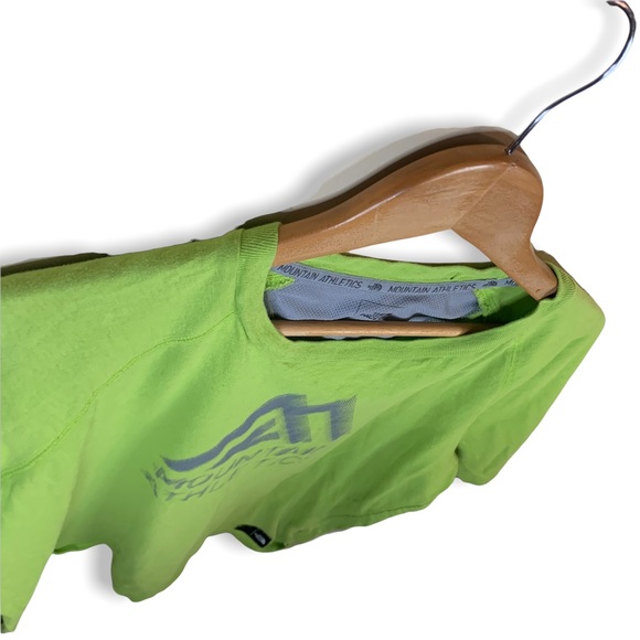 The North Face Men's Short Sleeve T-Shirt Mountain Athletics Green Size Medium - Picture 2 of 9